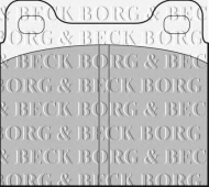 Комплект тормозных колодок BORG & BECK BBP1210