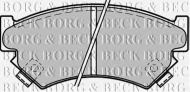 Комплект тормозных колодок BORG & BECK BBP1215