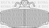 Комплект тормозных колодок BORG & BECK BBP1218