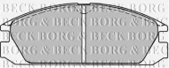 Комплект тормозных колодок BORG & BECK BBP1222