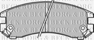 Комплект тормозных колодок BORG & BECK BBP1223
