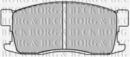 Комплект тормозных колодок BORG & BECK BBP1225