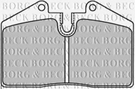 Комплект тормозных колодок BORG & BECK BBP1227