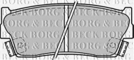 Комплект тормозных колодок BORG & BECK BBP1228