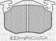 Комплект тормозных колодок BORG & BECK BBP1230