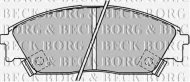 Комплект тормозных колодок BORG & BECK BBP1232