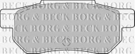 Комплект тормозных колодок BORG & BECK BBP1237