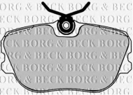 Комплект тормозных колодок BORG & BECK BBP1238