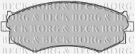 Комплект тормозных колодок BORG & BECK BBP1240