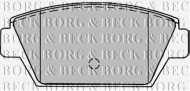 Комплект тормозных колодок BORG & BECK BBP1243