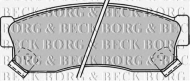 Комплект тормозных колодок BORG & BECK BBP1244