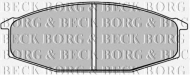 Комплект тормозных колодок BORG & BECK BBP1245