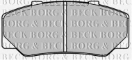 Комплект тормозных колодок BORG & BECK BBP1246