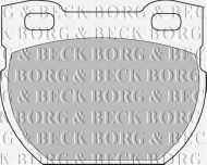 Комплект тормозных колодок BORG & BECK BBP1250