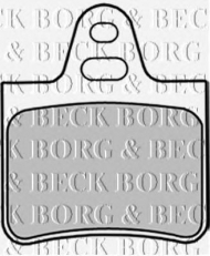 Комплект тормозных колодок BORG & BECK BBP1257