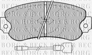 Комплект тормозных колодок BORG & BECK BBP1258