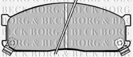 Комплект тормозных колодок BORG & BECK BBP1271