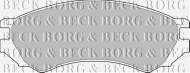 Комплект тормозных колодок BORG & BECK BBP1272