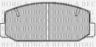 Комплект тормозных колодок BORG & BECK BBP1276