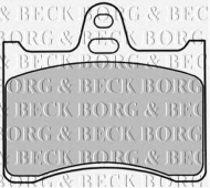 Комплект тормозных колодок BORG & BECK BBP1277