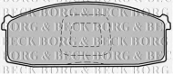 Комплект тормозных колодок BORG & BECK BBP1280