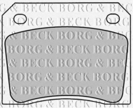 Комплект тормозных колодок BORG & BECK BBP1281