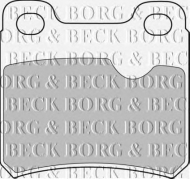 Комплект тормозных колодок BORG & BECK BBP1282