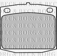 Комплект тормозных колодок BORG & BECK BBP1288