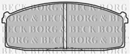 Комплект тормозных колодок BORG & BECK BBP1300