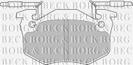 Комплект тормозных колодок BORG & BECK BBP1306