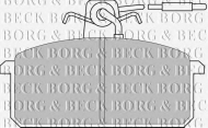 Комплект тормозных колодок BORG & BECK BBP1317