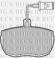 Комплект тормозных колодок BORG & BECK BBP1320