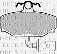 Комплект тормозных колодок BORG & BECK BBP1332