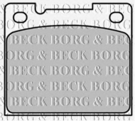 Комплект тормозных колодок BORG & BECK BBP1347