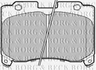 Комплект тормозных колодок BORG & BECK BBP1354