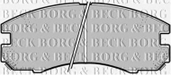 Комплект тормозных колодок BORG & BECK BBP1375