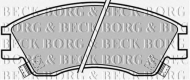 Комплект тормозных колодок BORG & BECK BBP1378