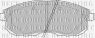 Комплект тормозных колодок BORG & BECK BBP1383