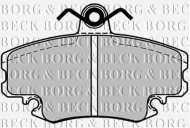 Комплект тормозных колодок BORG & BECK BBP1386