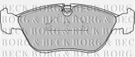 Комплект тормозных колодок BORG & BECK BBP1390