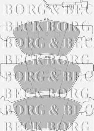 Комплект тормозных колодок BORG & BECK BBP1396