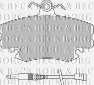 Комплект тормозных колодок BORG & BECK BBP1397