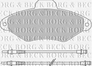 Комплект тормозных колодок BORG & BECK BBP1400