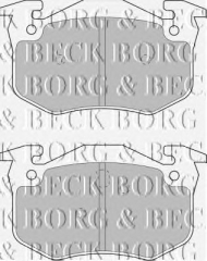 Комплект тормозных колодок BORG & BECK BBP1401