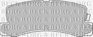 Комплект тормозных колодок BORG & BECK BBP1405