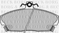 Комплект тормозных колодок BORG & BECK BBP1417