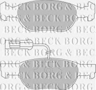 Комплект тормозных колодок BORG & BECK BBP1418