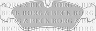 Комплект тормозных колодок BORG & BECK BBP1423