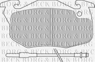 Комплект тормозных колодок BORG & BECK BBP1425