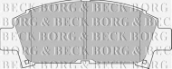 Комплект тормозных колодок BORG & BECK BBP1440
